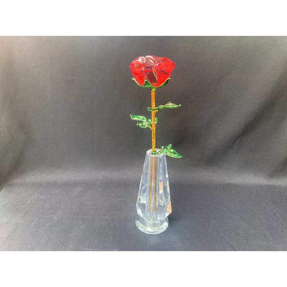 custom design stained glass red roses romantic Valentines Gifts
